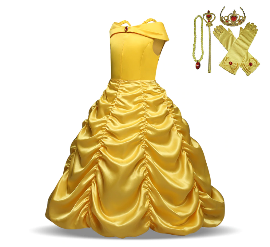 beauty and the beast dress kids